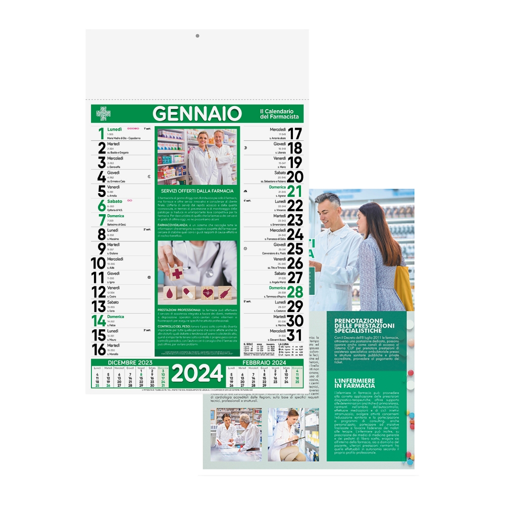 CALENDARIO DA PARETE OLANDESE GIGANTE GI023